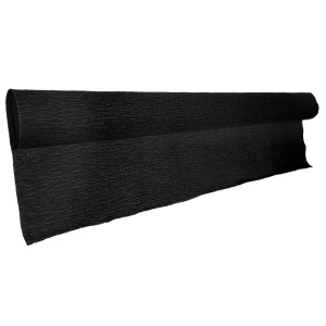 Hartie creponata floristica 50x200cm 80g/mp Colorarte negru H910