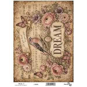 Hartie de orez Mesaje - 9 20x27,5cm