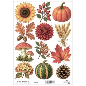 Hartie de orez pigment Toamna, Halloween - 7 20x27,5cm