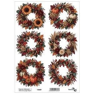 Hartie decoupage Toamna, Halloween - 1 20x27,5cm 90g