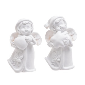 Inger ceramica alb 6x3,6cm 2 modele/cutie Canea RD7B-0653