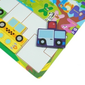Joc educativ din lemn 4 in 1 - La pescuit cu Alfabet - multicolor 23x45,5cm 59 piese + suport - Img 4