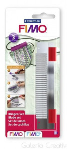 Lama taiere fimo rigida/flexibila/zimtata 3/set Staedtler 8700 04