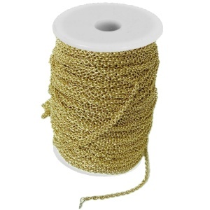 Lant inox auriu 2,8mm L36 pret/metru