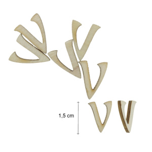 Litera placaj 1,5cm 5/set - Img 23