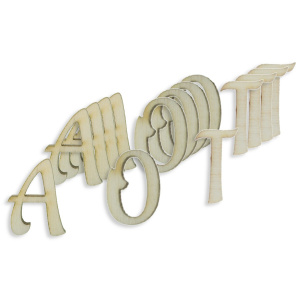 Litera placaj 2,5cm 5/set