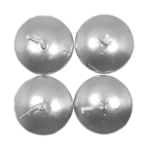 Lumanare plutitoare argintie 1,5-2h 3,6x1,6mm 4/set - Img 2