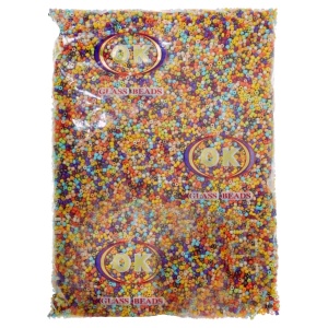 Margele nisip rotunde multicolor lucios 3 2mm 440g
