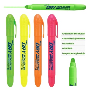 Marker evidentiator fluorescent varf cerat multicolor 4/set T1044 - Img 2
