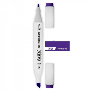 Marker pe baza de alcool cu 2 capete varf rotund si tesit 1mm/2-5mm Artix PP915 - Img 27