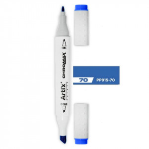 Marker pe baza de alcool cu 2 capete varf rotund si tesit 1mm/2-5mm Artix PP915 - Img 37