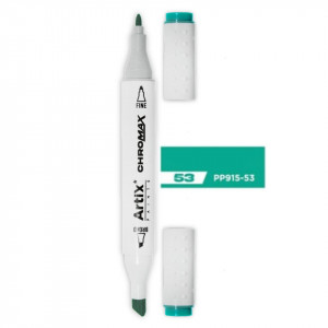 Marker pe baza de alcool cu 2 capete varf rotund si tesit 1mm/2-5mm Artix PP915 - Img 57