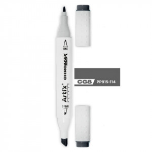 Marker pe baza de alcool cu 2 capete varf rotund si tesit 1mm/2-5mm Artix PP915 - Img 115