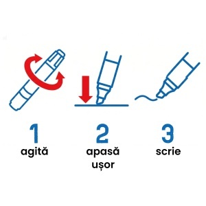 Marker vopsea pe baza de alcool varf 1-2mm Daco MK501* - Img 3