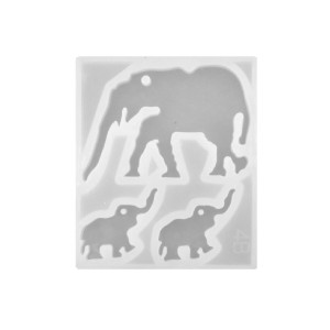 Matrita silicon elefant 7x6x0,8cm 825276 alb