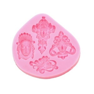 Matrita silicon model masti ornamentale 9,8x9,3x1,3cm 824978