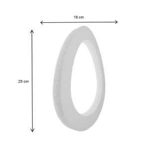 Ou polistiren dens plat decupat 25x19x2cm - Img 2