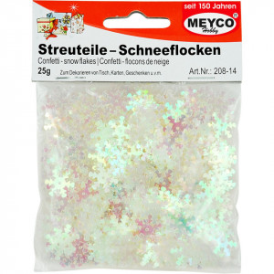 Paiete fulg 20g Meyco 208-14 iridescent transparent