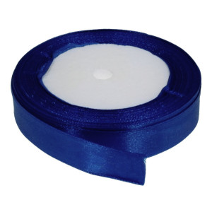 Panglica satinata albastra 15mm x 21m/rola