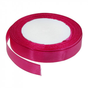 Panglica satinata fucsia 15mm x 21m/rola