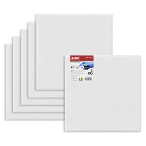 Panza bumbac pe sasiu 30x30x1,5cm 280g 6/set Artix PP98-3030-6