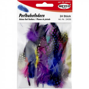 Pene pestrite 6-8cm 24/set Meyco multicolor 24056