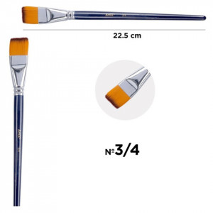 Pensula sintetica varf drept coada scurta Artix PP343 - Img 4