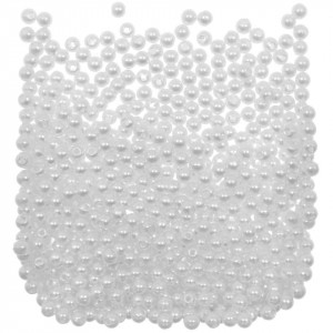 Perla plastic alba 3,5x4mm 20g