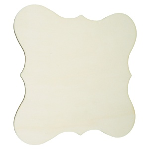 Placheta placaj stratificat patrat margine ondulata 21x20,5x0,4cm
