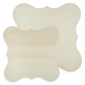 Placheta placaj stratificat patrat margini ondulate P300/301