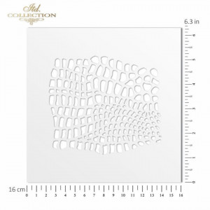 Sablon plastic 16x16cm ITD ST0011B - Img 3