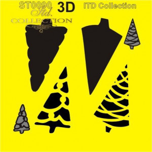 Sablon plastic 16x16cm ITD ST0090