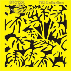 Sablon plastic 16x16cm ITD ST0125B