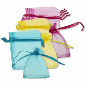 Saculet organza 7x7/9cm 5/set