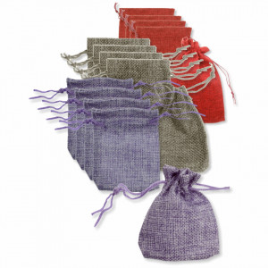 Saculet textil 7x9cm 5/set - Img 1