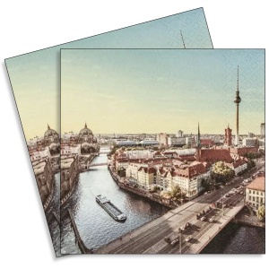 Servetel Berlin 33x33cm 2/set 212429