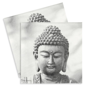 Servetel Cap de Budha 33x33cm 2/set 13317310