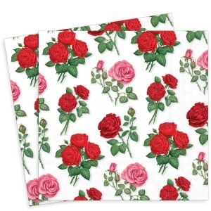 Servetel Trandafiri 33x33cm 2/set 13319400
