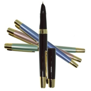 Stilou metal cu convertor culori diverse Dikawen 8017