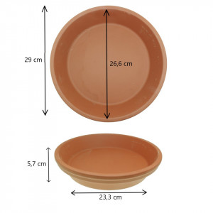 Suport ghiveci ceramica 26cm 606026 - Img 2