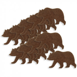 Urs brun carpatin pasla maro 4x2,4cm 10/set
