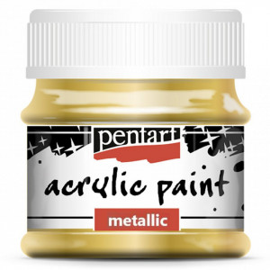 Vopsea acrilica metalizata 50ml Pentart - Img 7