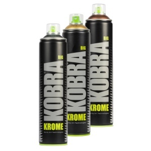 Vopsea acrilica spray 600ml Kobra Krome