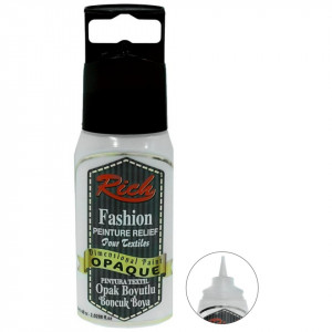 Vopsea textile efect 3D 60ml Rich BBOP-060 - Img 2