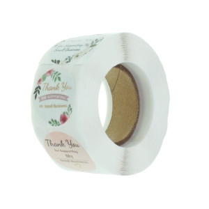 Abtibild bulina Thank You 2,5cm 500buc/rola BASTK-ROMULTI2