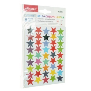 Abtibild forma stea 1,5cm 225/set MU035