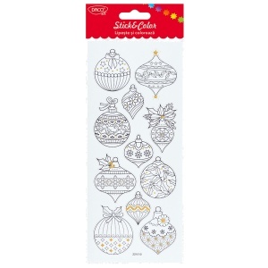 Abtibild Globuri de colorat 10x28cm Daco AB645