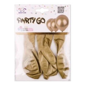 Balon auriu 22cm 8/set Party go FA0843