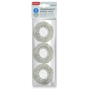 Banda adeziva transparenta 1,2cm x 30m 3/set MT012-3