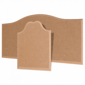 Blat mdf dreptunghiular cu margine si o latura ondulata 0,7cm ZP548/562/564